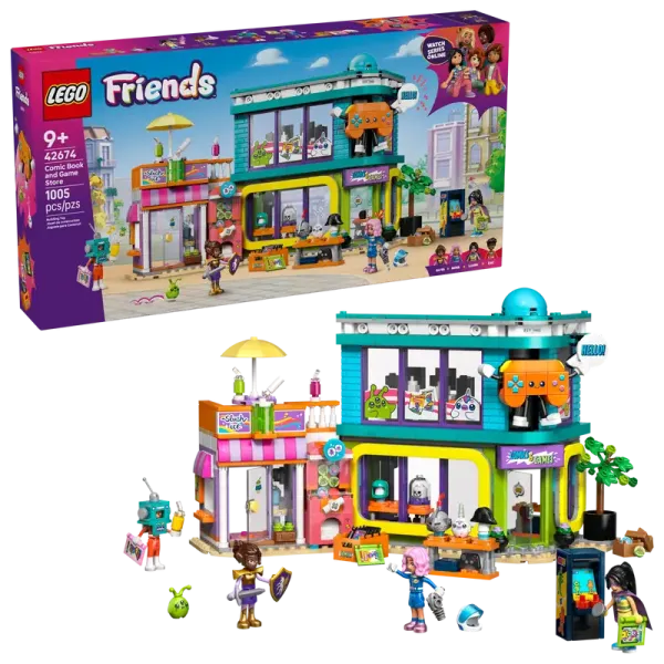 LEGO® Friends 42674 Comic- und Spieleladen